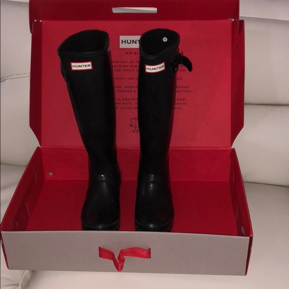 FINAL PRICE Black hunter boots!